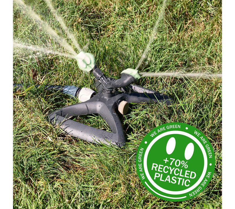 Garden or Yard Rotating Lawn Sprinkler w/ Adjustable Settings — View 2