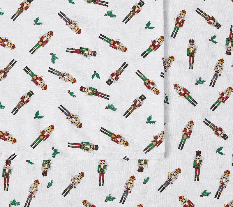 Truly Soft Nutcrackers Twin Flannel Sheet Set — View 3