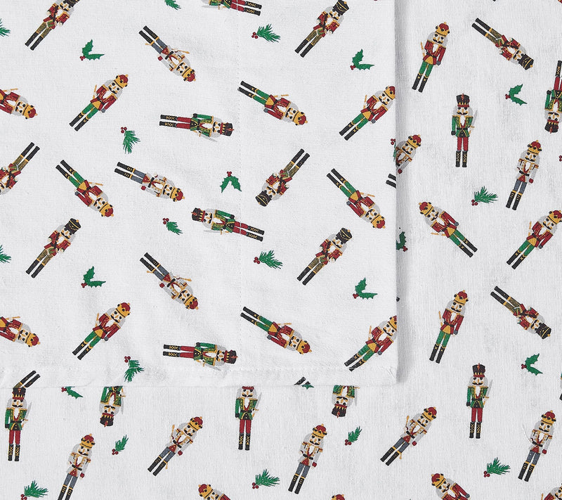 Truly Soft Nutcrackers Queen Flannel Sheet Set — View 3