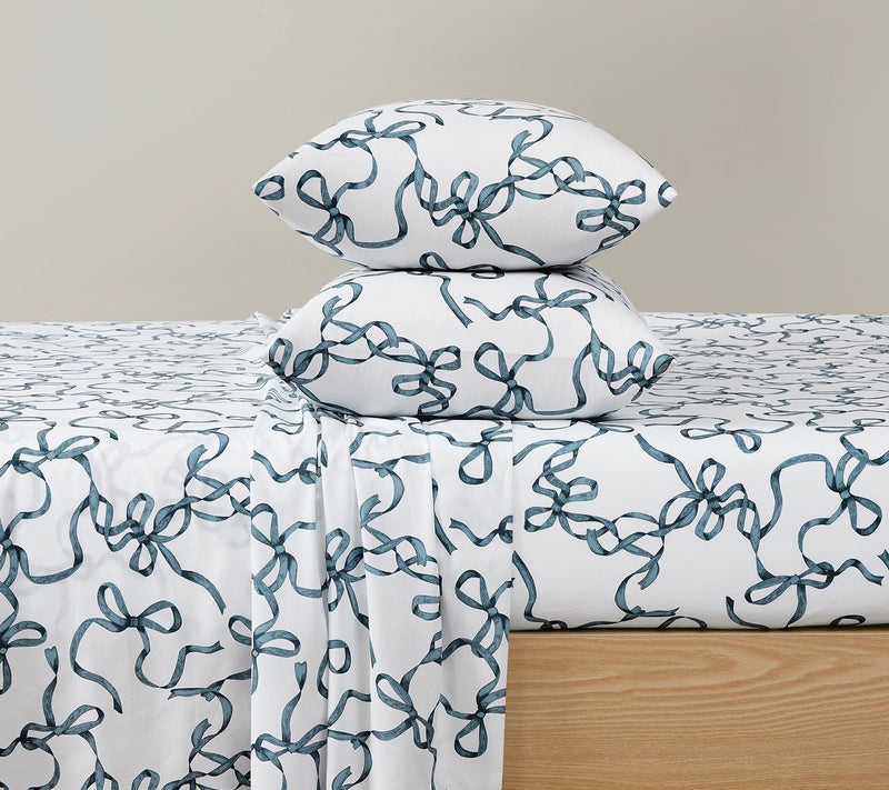Truly Soft Printed Bow 4-Piece Full Sheet Set — View 3