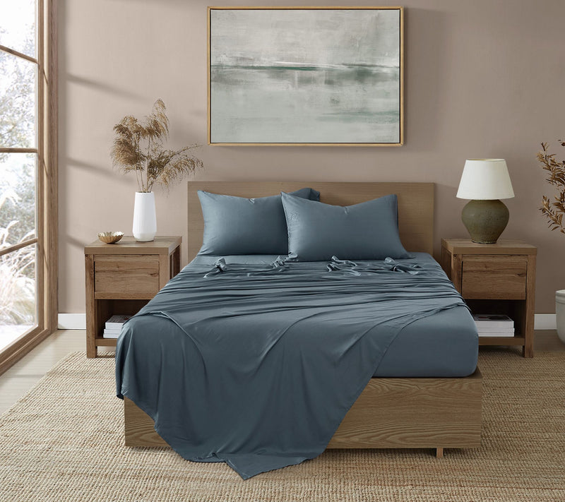 Brooklyn Loom 300TC 100% Rayon from Bamboo 4-Piece King Sheet — View 15
