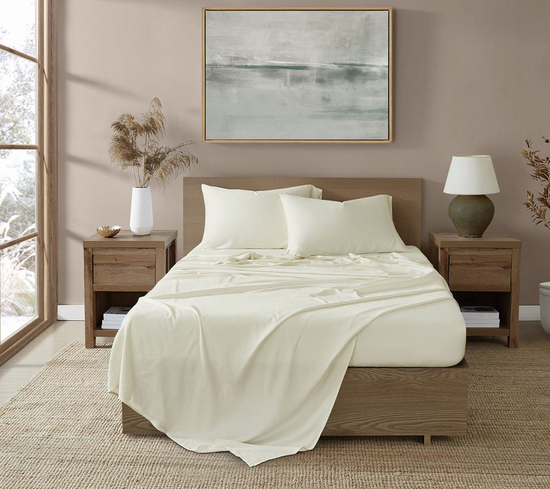Brooklyn Loom 300TC 100% Rayon from Bamboo 4-Piece King Sheet — View 18