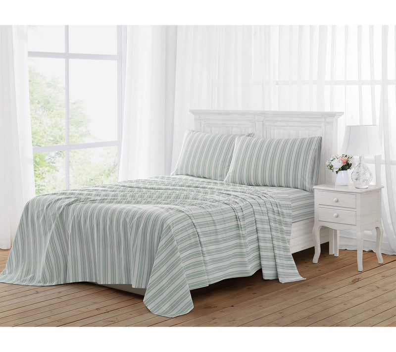 Farmhouse by Rachel Ashwell Wide Ticking Stripe  Queen Sheet — View 8