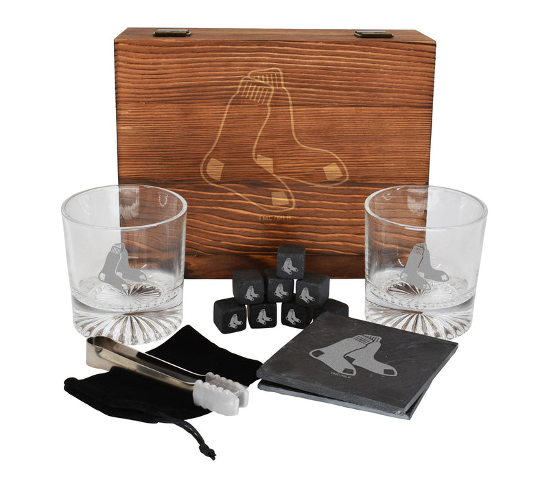 The Memory Company MLB Boxed Drinkware Set w/Co asters — Main view