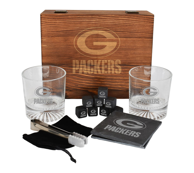 The Memory Company NFL Boxed Drinkware Set w/Co asters — Main view