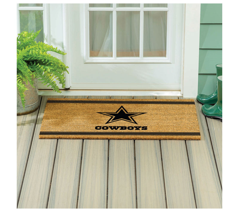 Evergreen 24"x36" NFL Team Logo Large Coir DoorMat — View 2