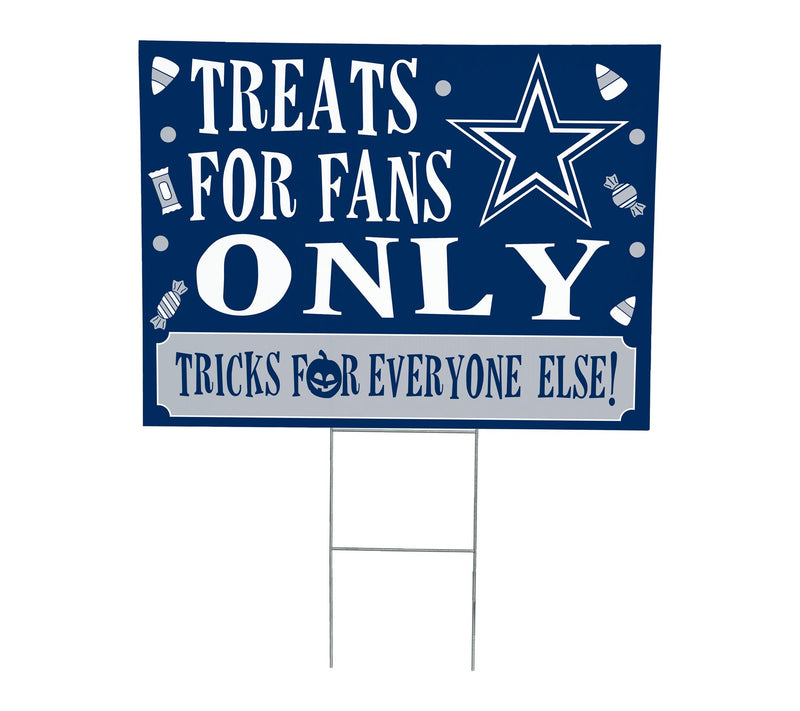 Evergreen NFL Team "Halloween Treats for Fans"ard Sign — View 2