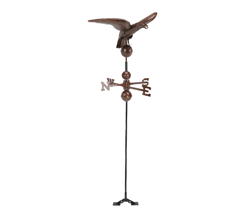 DAK 36" Chocolate Brown Polished Eagle Outdoor Garden — Main view