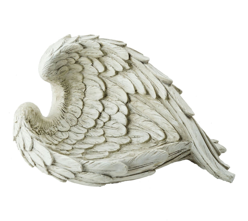 Northlight 10.75" Weathered Angel Wings Outdoor Garden Statue — Main view