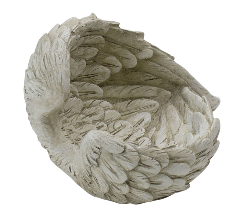 Northlight 10.75" Weathered Angel Wings Outdoor Garden Statue — View 4