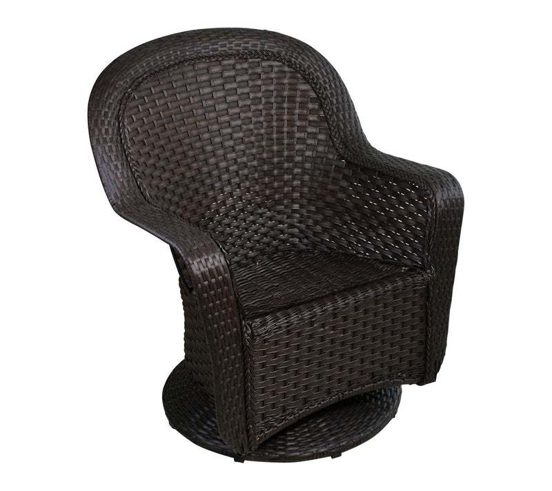 Northlight 3pc Resin Wicker Outdoor Patio Furniture Set — View 4