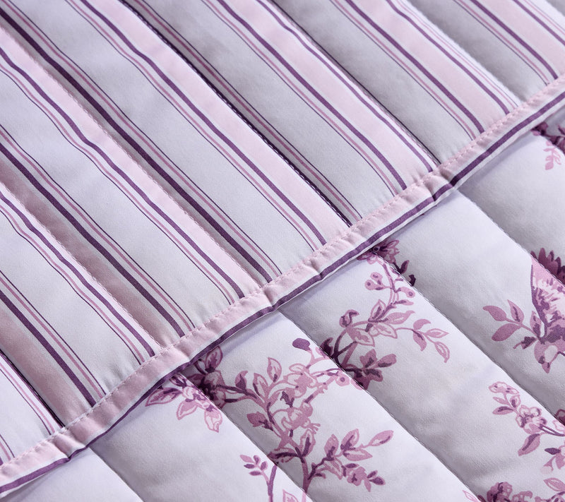 Springtime Songbird Reversible Queen Quilt Set by Kim Gravel — View 10