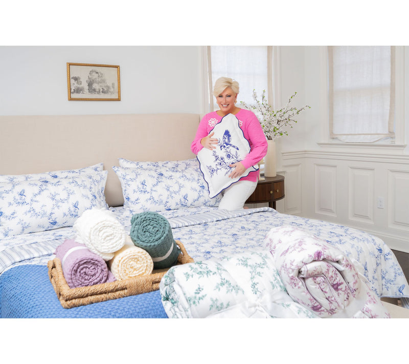 Springtime Songbird Reversible King Quilt Set by Kim Gravel — View 13