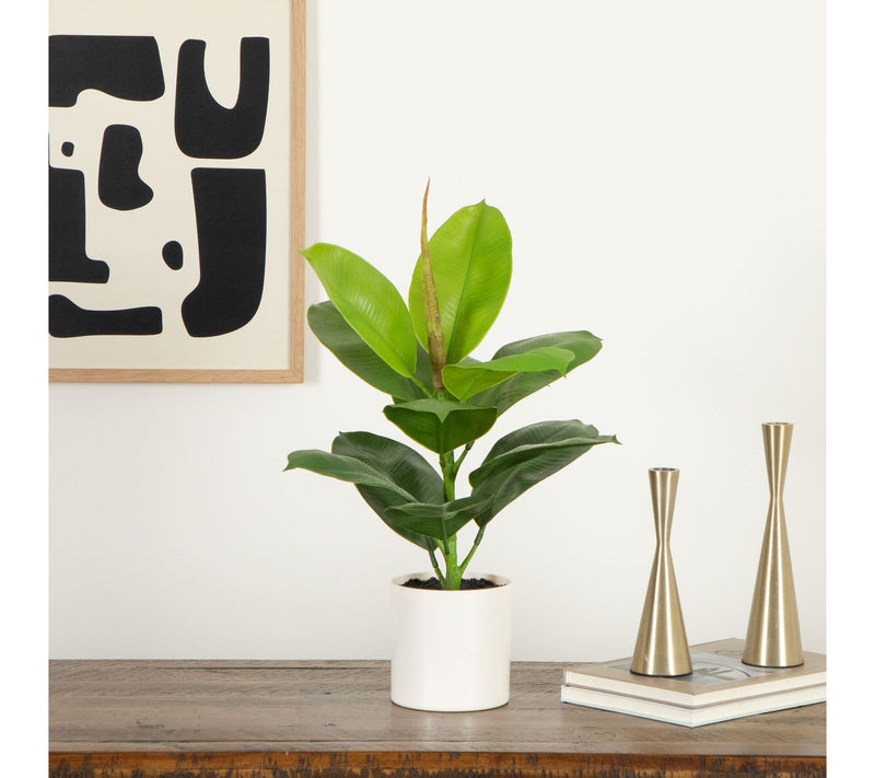 Nearly Natural 20" Artificial Fiddle Plant — View 5