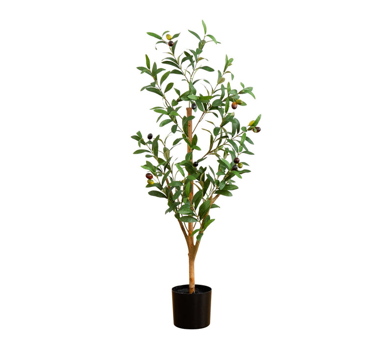 Nearly Natural 3' Artificial Olive Tree with Natural Trunk — Main view