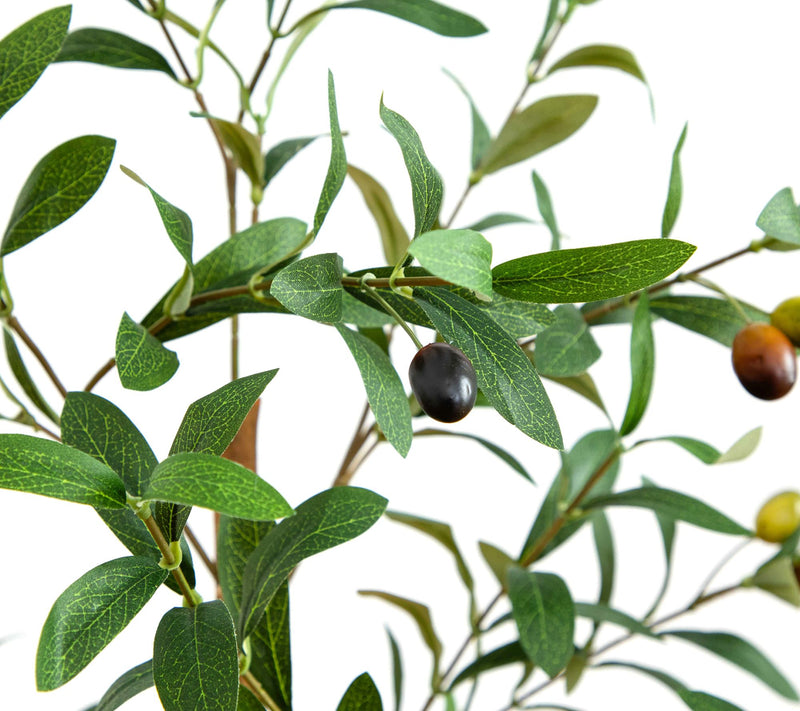 Nearly Natural 3' Artificial Olive Tree with Natural Trunk — View 4