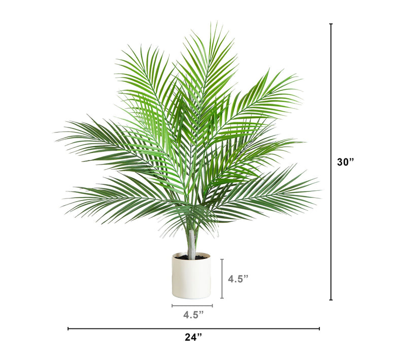 Nearly Natural 30" Artificial Palm Tree — View 2