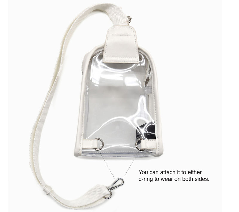 Littlearth NHL 3D Logo Clear Mini Sling — View 5