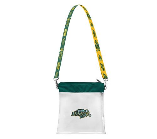 Littlearth NCAA 3D Logo Clear Satchelette — View 6