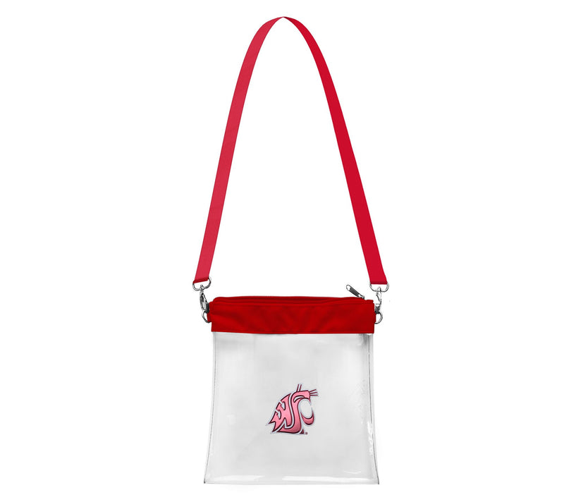 Littlearth NCAA 3D Logo Clear Satchelette — View 57
