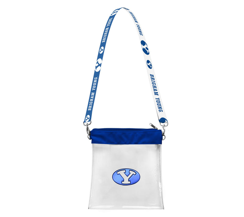 Littlearth NCAA 3D Logo Clear Satchelette — View 58