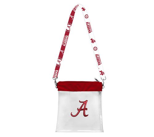 Littlearth NCAA 3D Logo Clear Satchelette — View 16