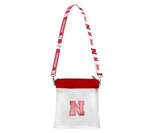 Littlearth NCAA 3D Logo Clear Satchelette — View 17