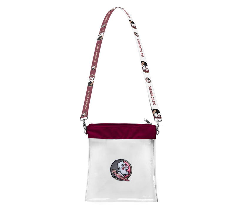 Littlearth NCAA 3D Logo Clear Satchelette — View 71