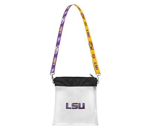 Littlearth NCAA 3D Logo Clear Satchelette — View 22