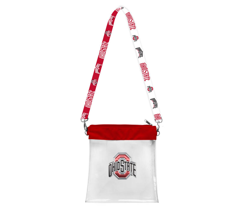 Littlearth NCAA 3D Logo Clear Satchelette — View 75