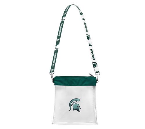 Littlearth NCAA 3D Logo Clear Satchelette — View 29