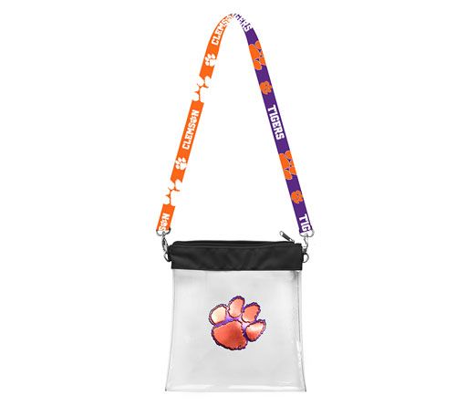 Littlearth NCAA 3D Logo Clear Satchelette — View 38