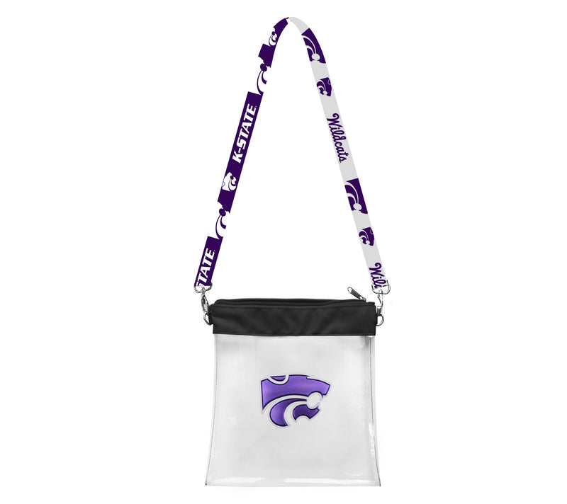 Littlearth NCAA 3D Logo Clear Satchelette — View 90