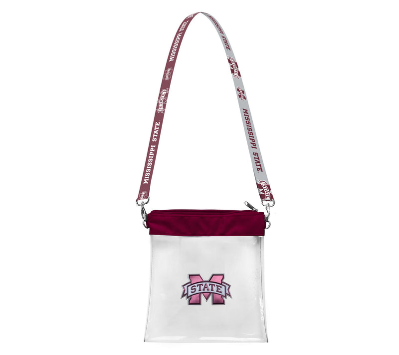 Littlearth NCAA 3D Logo Clear Satchelette — View 91