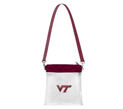 Littlearth NCAA 3D Logo Clear Satchelette — View 46