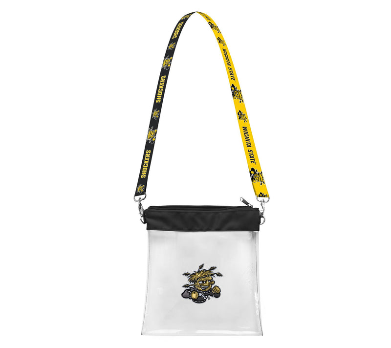 Littlearth NCAA 3D Logo Clear Satchelette — View 97