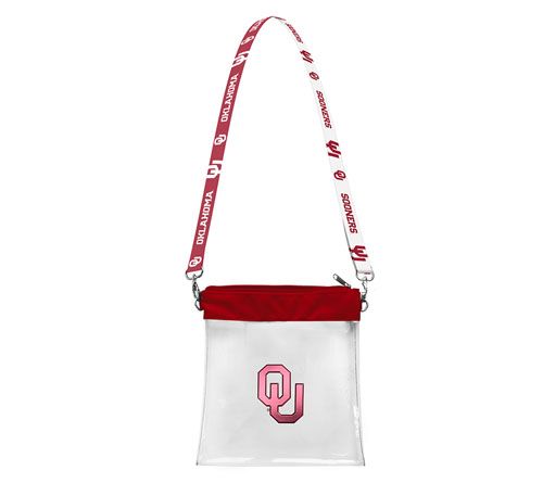Littlearth NCAA 3D Logo Clear Satchelette — View 50