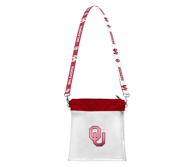 Littlearth NCAA 3D Logo Clear Satchelette — View 100