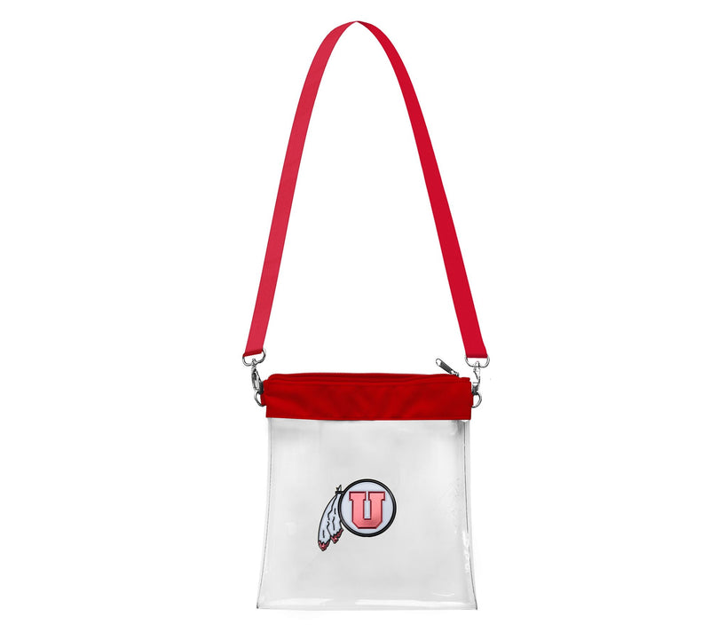 Littlearth NCAA 3D Logo Clear Satchelette — View 102