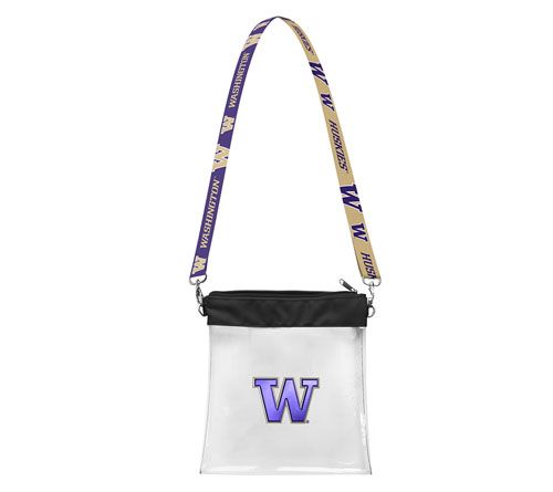 Littlearth NCAA 3D Logo Clear Satchelette — View 53