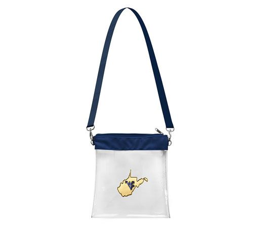 Littlearth NCAA 3D Logo Clear Satchelette — View 54