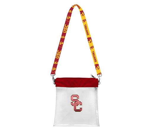 Littlearth NCAA 3D Logo Clear Satchelette — View 55