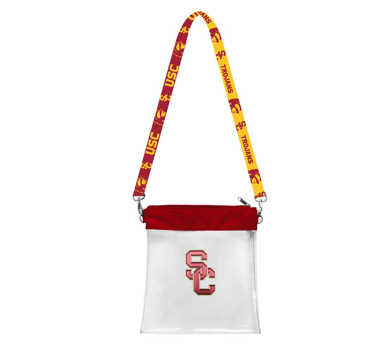 Littlearth NCAA 3D Logo Clear Satchelette — View 105