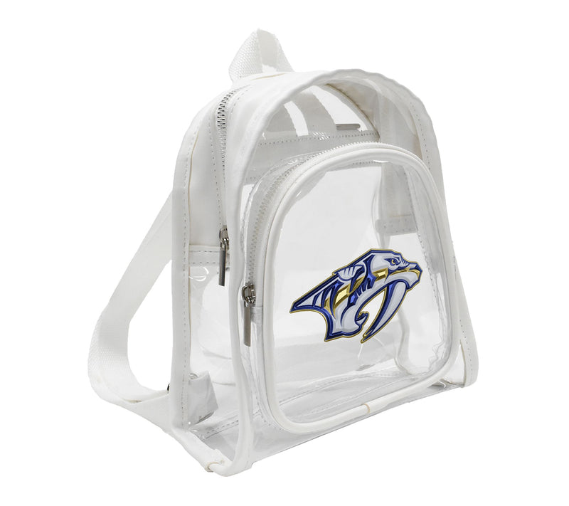 Littlearth NHL 3D Logo Clear Mini Backpack — View 49