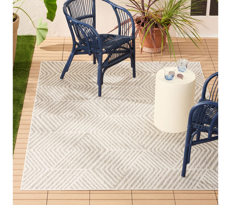 NMNY Patio Country Ombre Geo 9x12 Indoor/Outdoor Rug — View 2