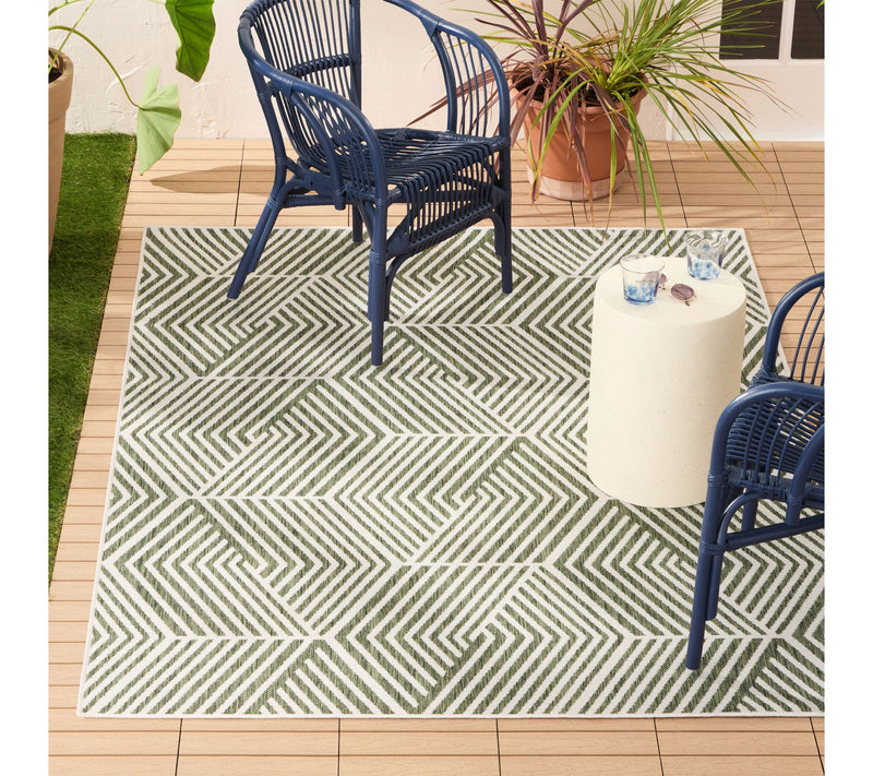 NMNY Patio Country Ombre Geo 8x10 Indoor/Outdoor Rug — View 2
