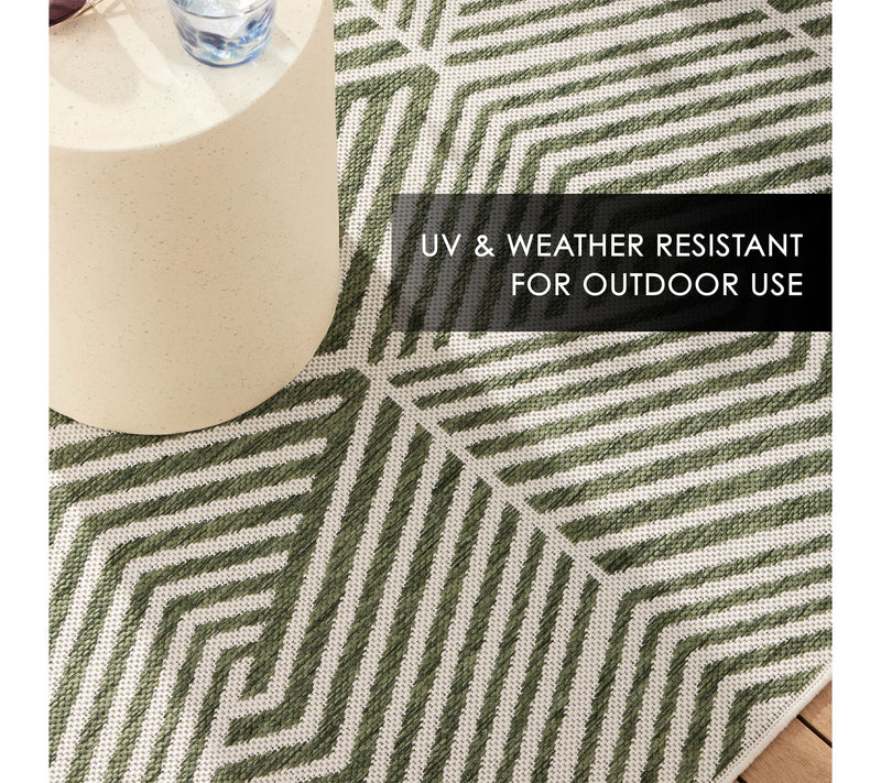 NMNY Patio Country Ombre Geo 8x10 Indoor/Outdoor Rug — View 6