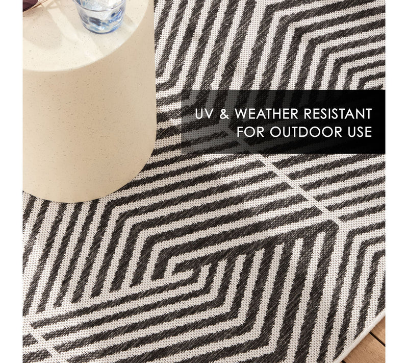 NMNY Patio Country Ombre Geo 5x7 Indoor/OutdoorRug — View 6