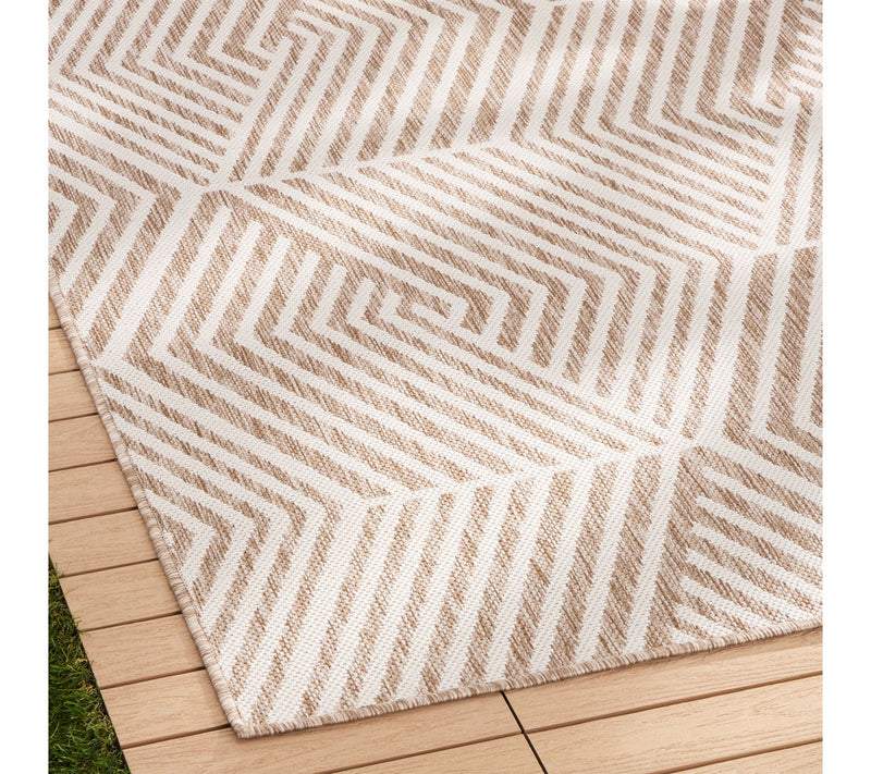 NMNY Patio Country Ombre Geo 4x5 Indoor/OutdoorRug — View 3