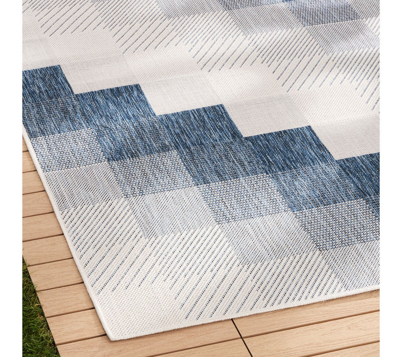 NMNY Patio Country Ombre Chevron 9x12 Indoor/Outdoor Rug — View 3
